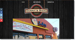 Desktop Screenshot of dannyssigns.com